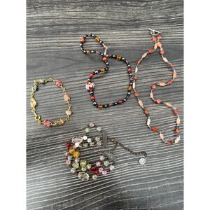 Artisan Made Jewelry Necklace and Bracelet Bundle